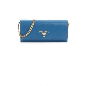 New real authentic PRADA Move Leather Wallet-On-Chain